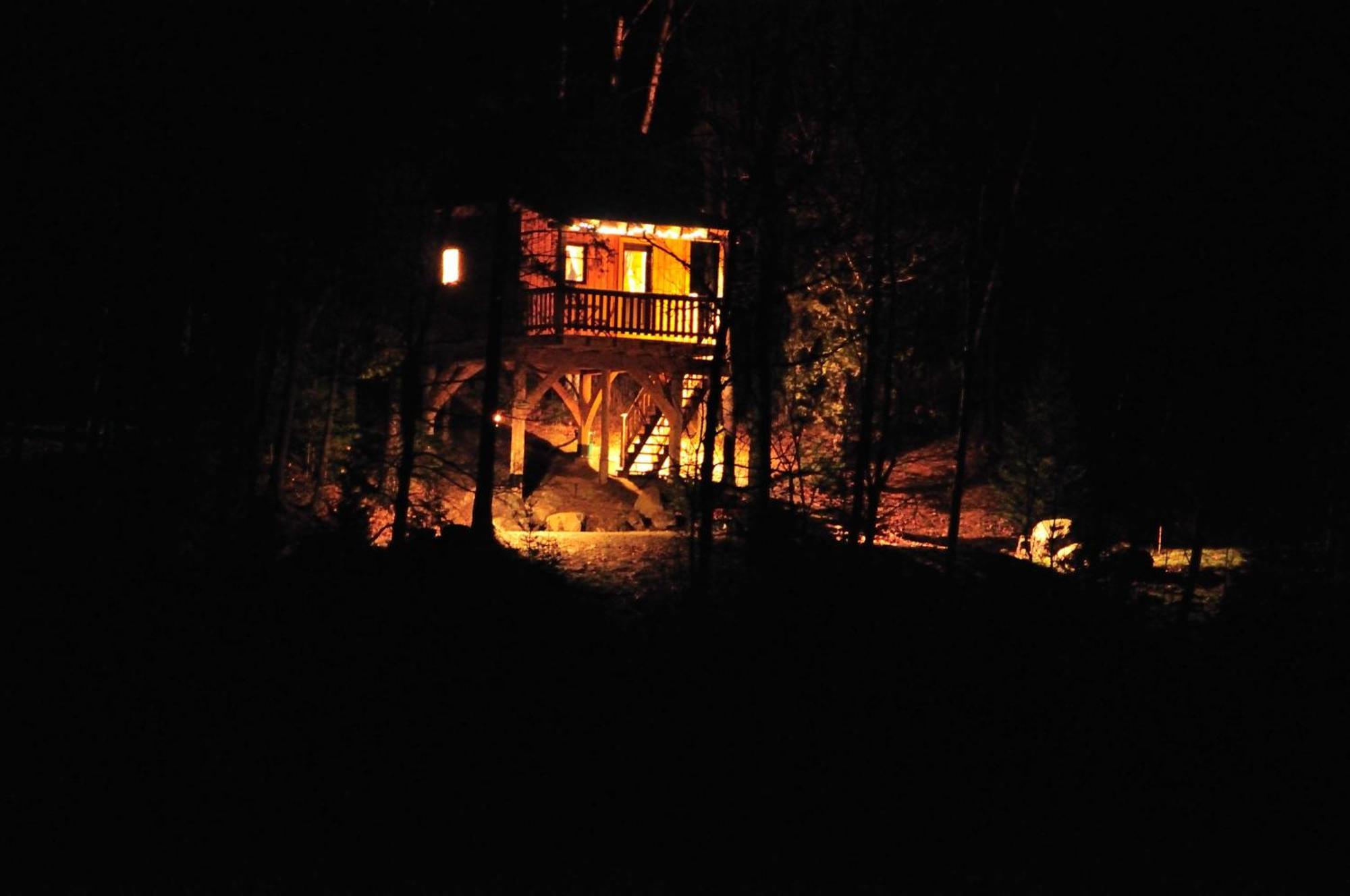 Les Cabanes Du Trappeur Wentworth-Nord Exterior foto