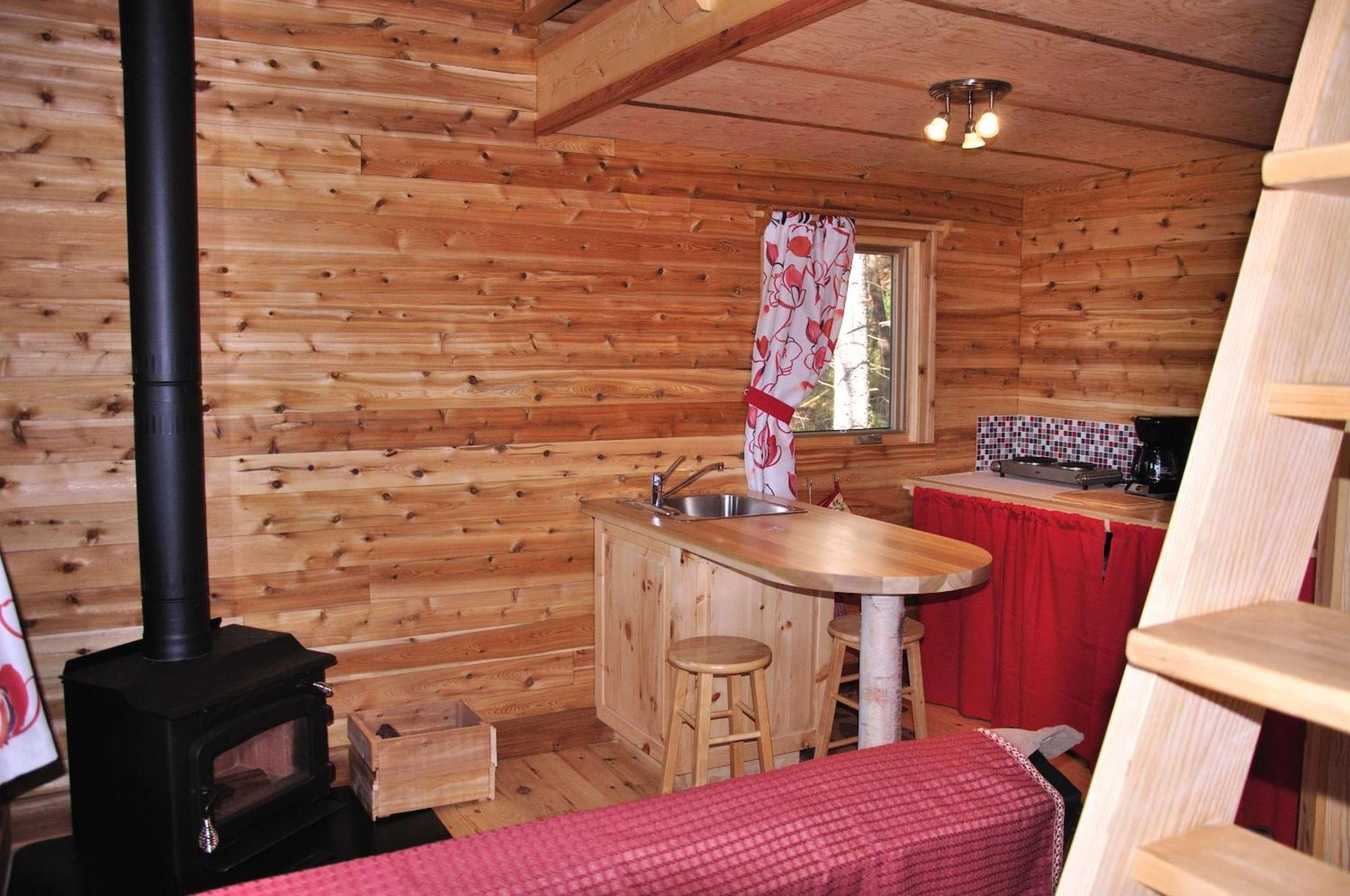 Les Cabanes Du Trappeur Wentworth-Nord Exterior foto