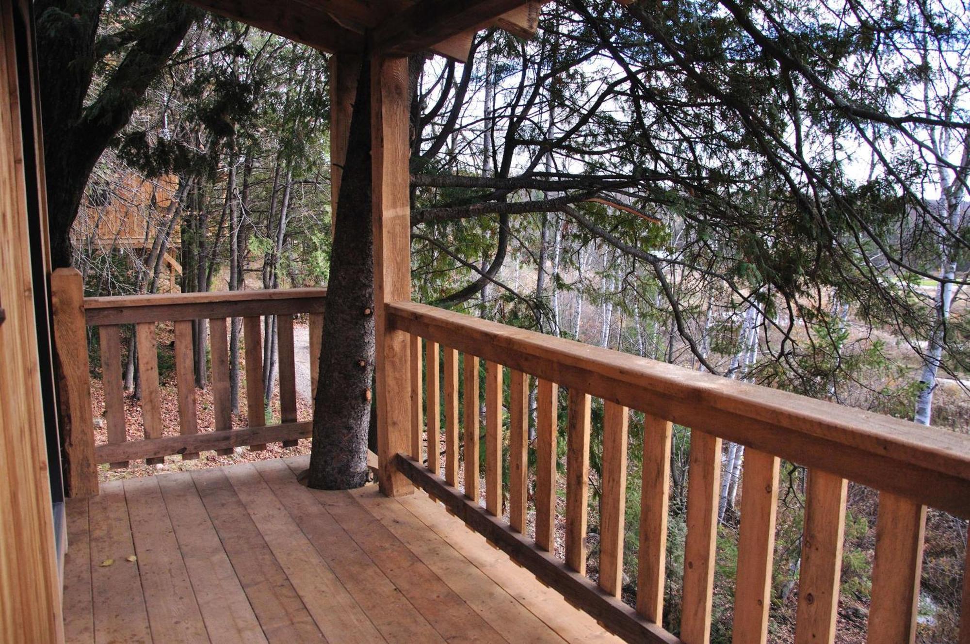 Les Cabanes Du Trappeur Wentworth-Nord Exterior foto